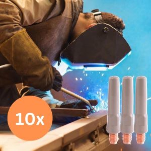 Mittekleepuv kaetud otsik keevituspüstolile (10 tk) | VERLAMKO