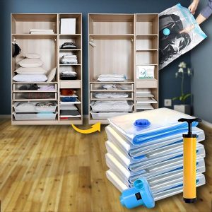 Ruumi säästmine ja riiete värskena hoidmine – Lihtne vaakumhoiustamine! (7 TK) | VACKBAGS