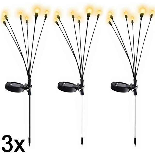 3x Kahe režiimiga päikeselamp (6 lambipirni) | SOMPEX