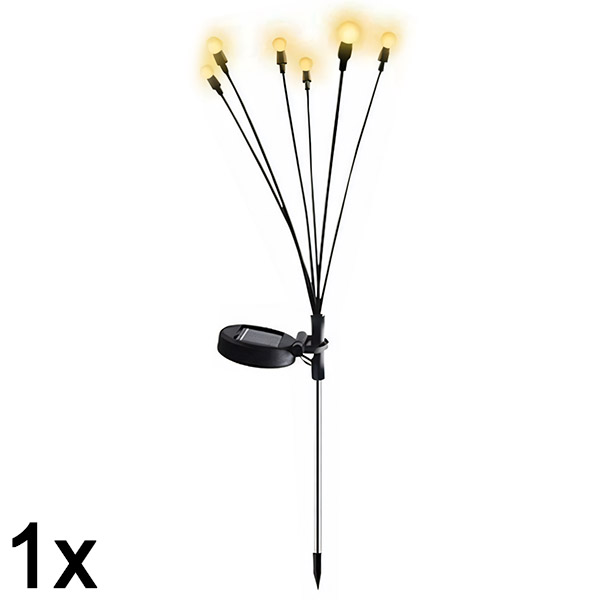 1x Kahe režiimiga päikeselamp (6 lambipirni) | SOMPEX